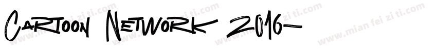 Cartoon Network 2016字体转换